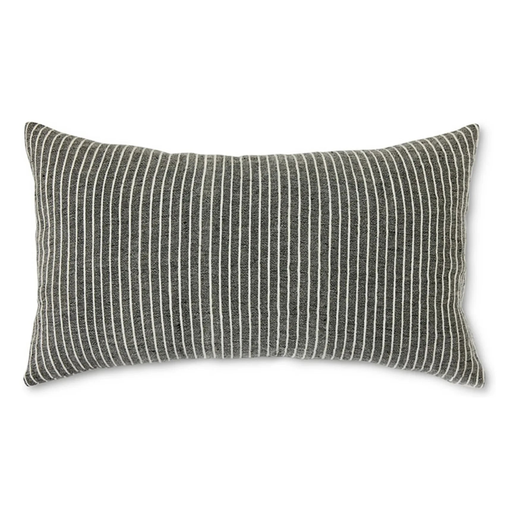 HKliving - Striped Pillow | Black