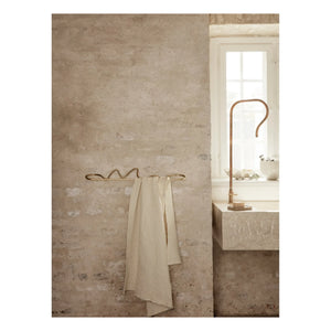 Ferm Living - Curvature Towel Hook | Brass