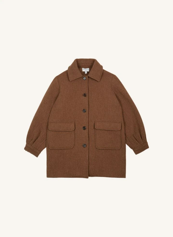 Emile et Ida - Elvin Wool Coat | Brown