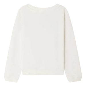 Bonpoint - Gena Cherry organik pamuklu sweatshirt | Beyaz