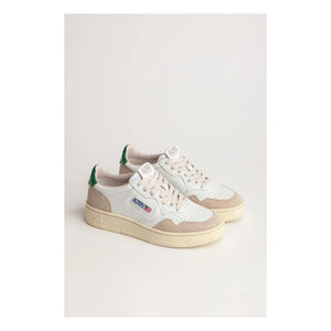 Autry - Medalist Düşük Topuklu Deri/Süet Sneaker | Yeşil