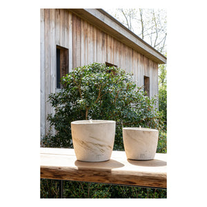 Mon Dada - Neutral Scent Outdoor Candle - L | White/Ecru