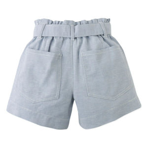 Gingersnaps - Amara Belted Short Shorts | Light Blue