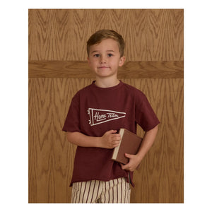 Rylee + Cru - Home Team T-Shirt | Burgundy