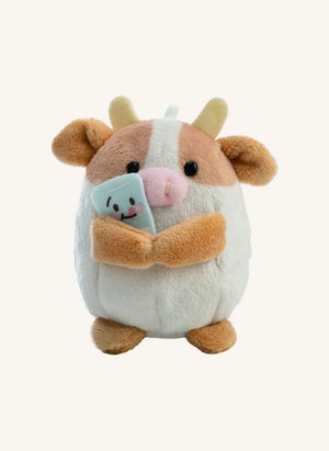 Nici - Moono Cow Plush Toy, Milk Carton Costume | Beige