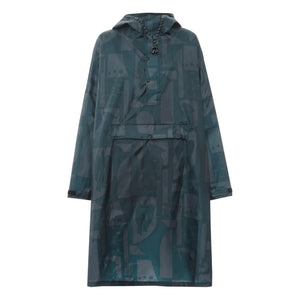 Rainkiss - Art Camo Waterproof Cape | Black