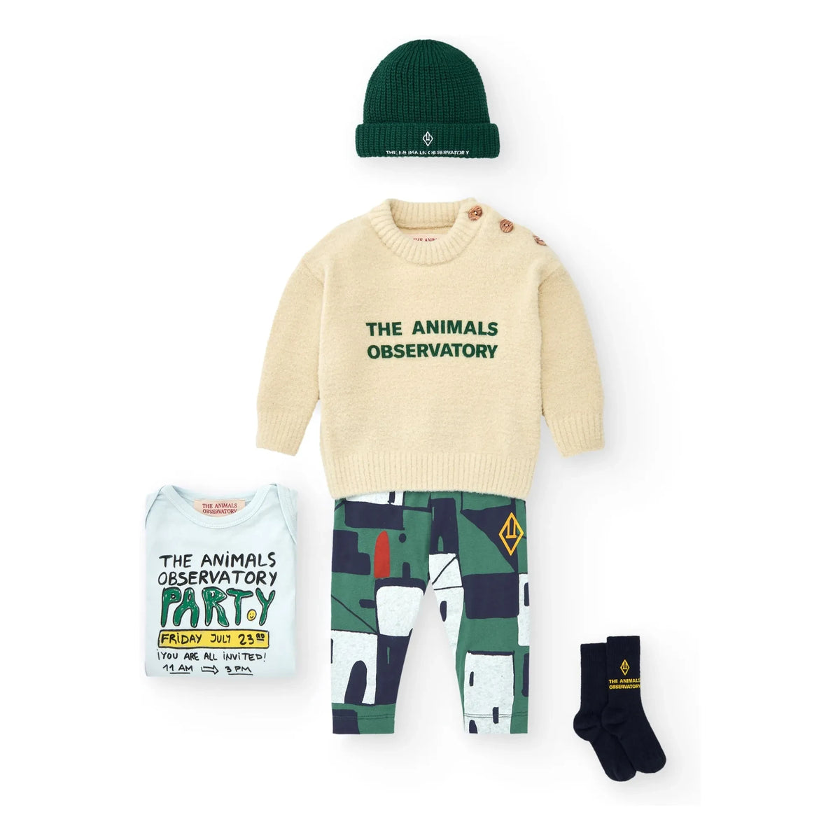 The Animals Observatory - Bobcat sweater | Pale yellow