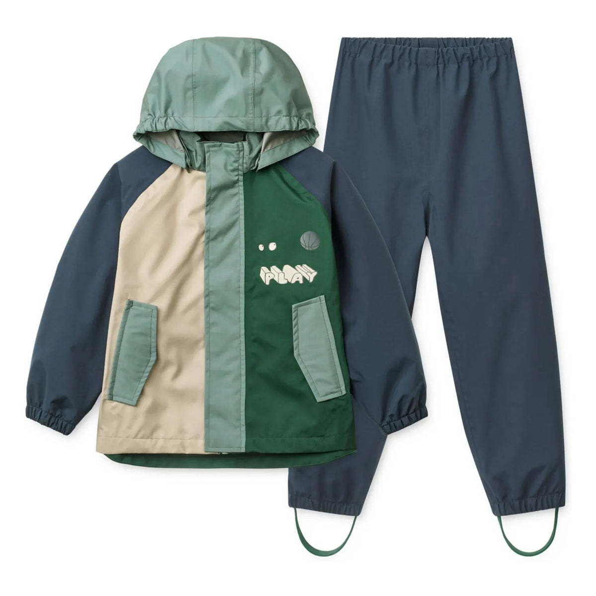Liewood - Pedia Play Rainwear Set Recycled Fibers | Navy