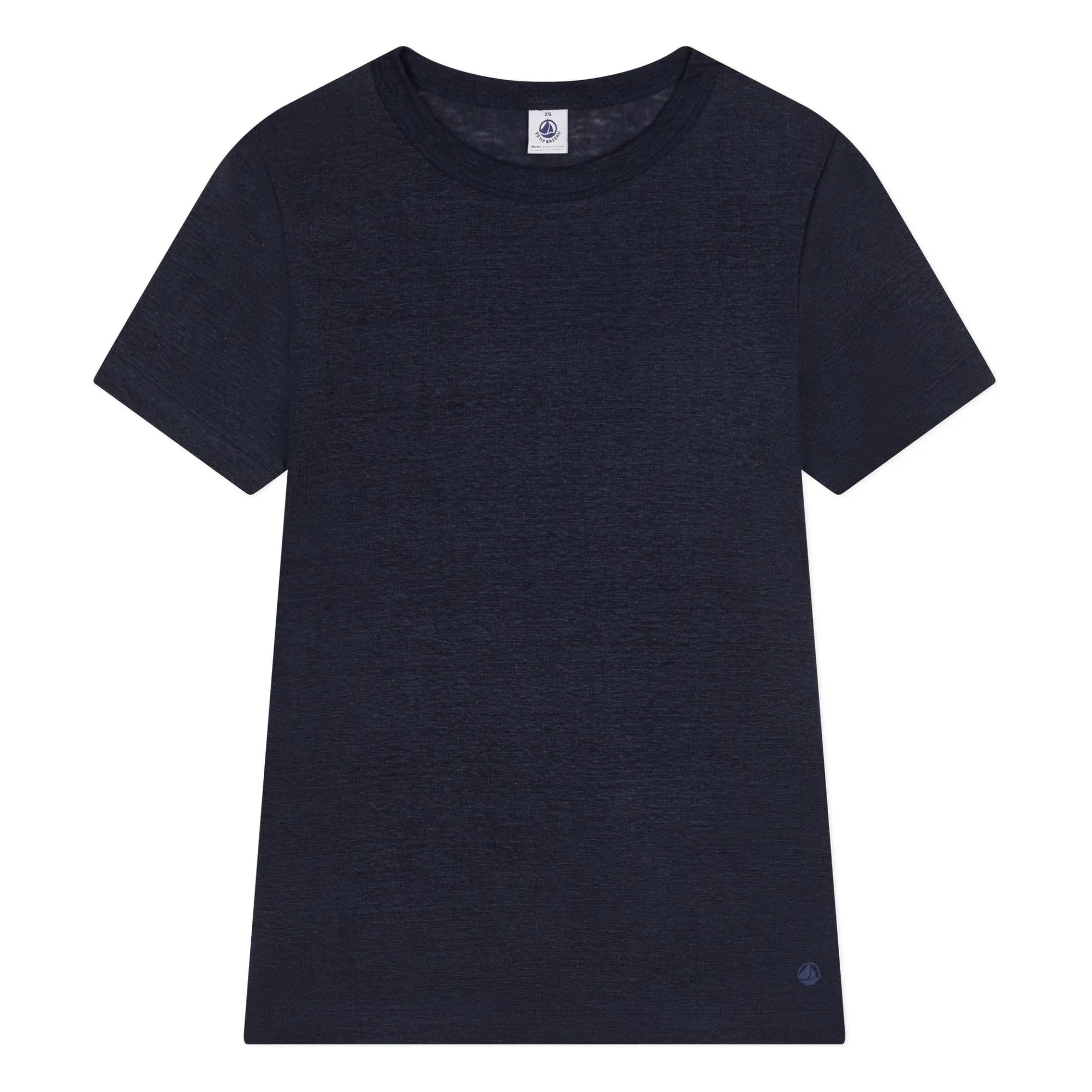 Petit Bateau - Linen Jersey T-Shirt | Navy Blue