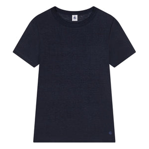 Petit Bateau - Keten Jersey Tişört | Lacivert