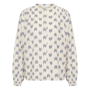 By Bar - Nyka Oase Cotton Blouse | Blue