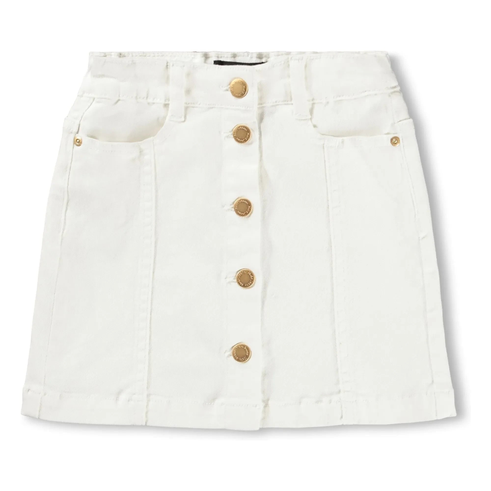 Molo - Denim Bera Skirt | White