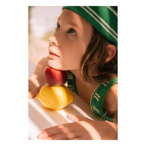 We Are Kids - Bjorn Striped Organic Cotton Towel Fabric Hair Band | Green
