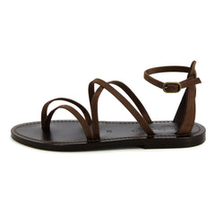 K.Jacques - Menandre Nubuck Sandals | Chestnut