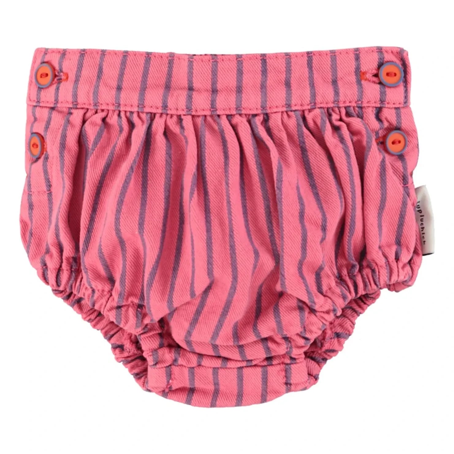 Piupiuchick - Striped Denim Bloomer | Pink