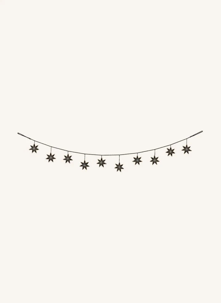 Anna + Nina - Starry Night Star Garland | Black