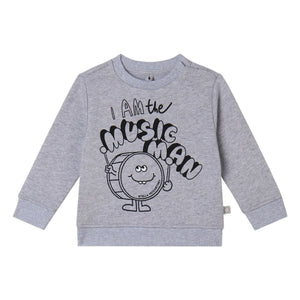 Stella McCartney Kids - I Am The Music Man sweatshirt Organic cotton | Gray
