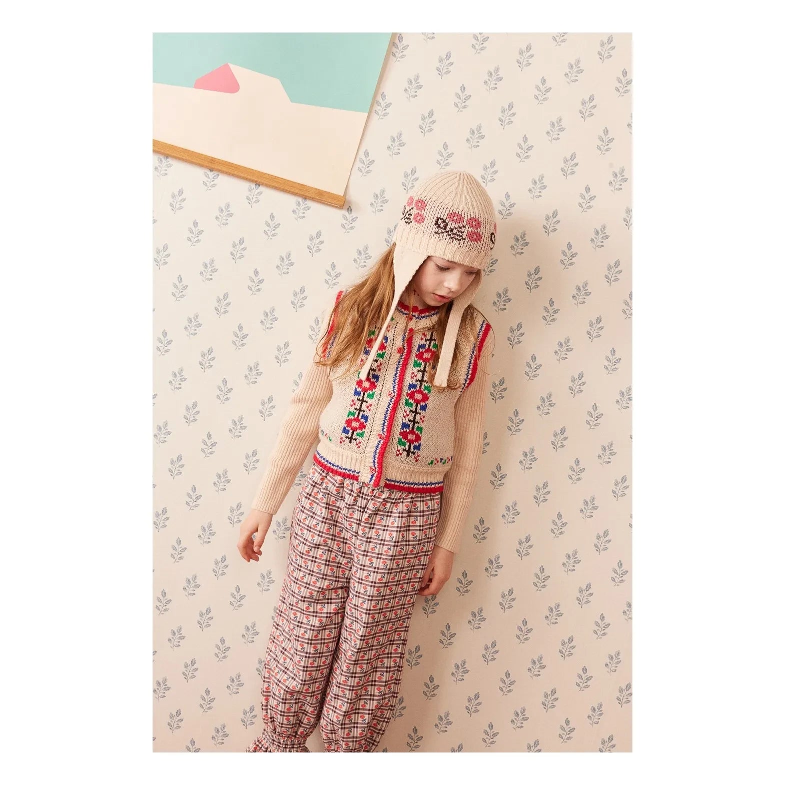 Hello Simone - Flower Beanie | Cream