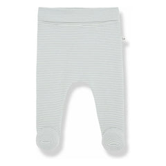 1+ in the Family - Sune Organic Cotton Footless Leggings | Gray Blue