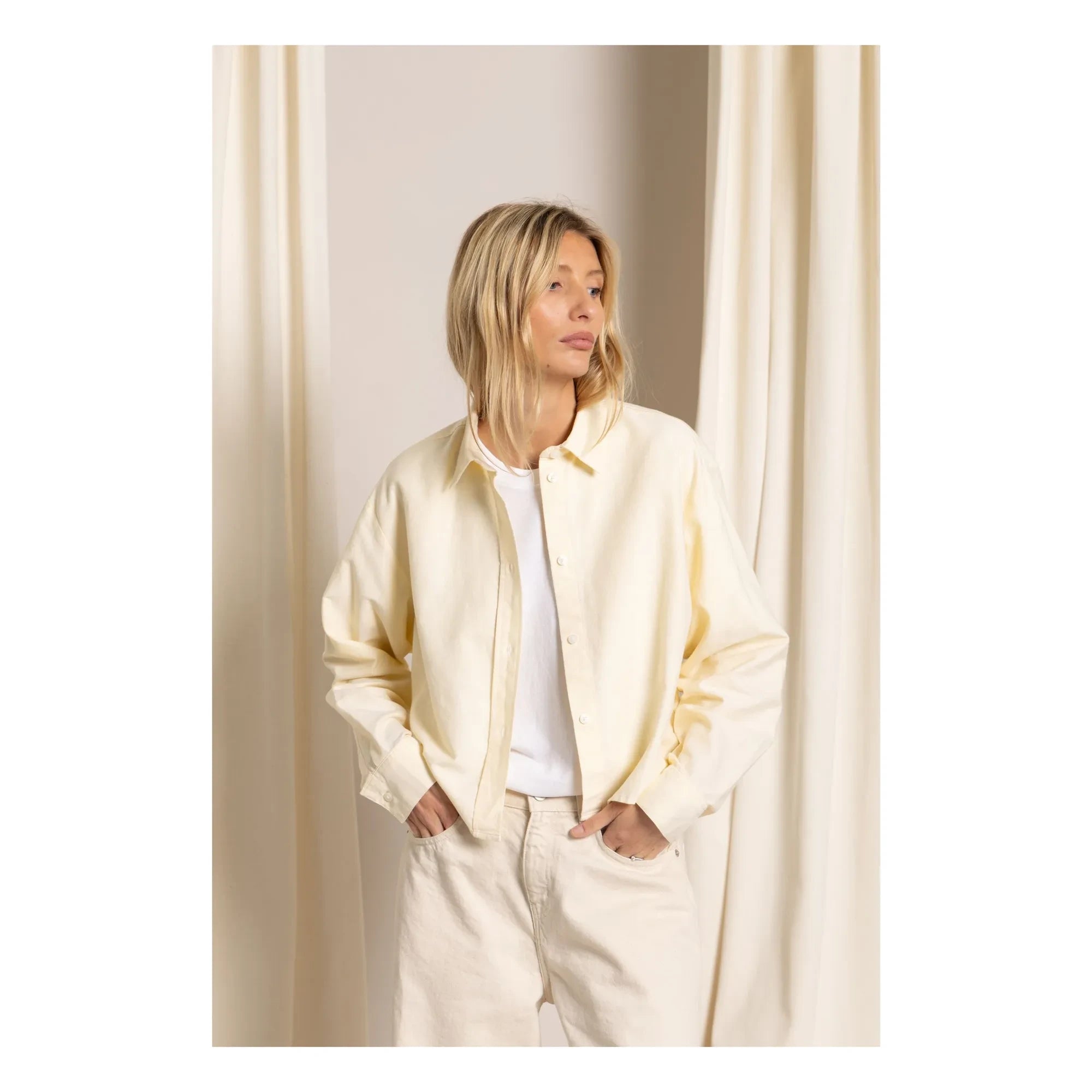 Smallable Woman - Pale Yellow Short Shirt