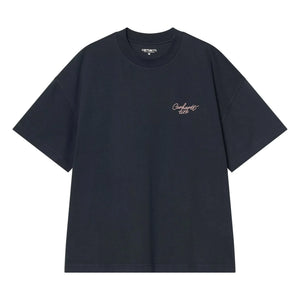 Carhartt WIP - S/S Signature Script T-Shirt | Midnight blue