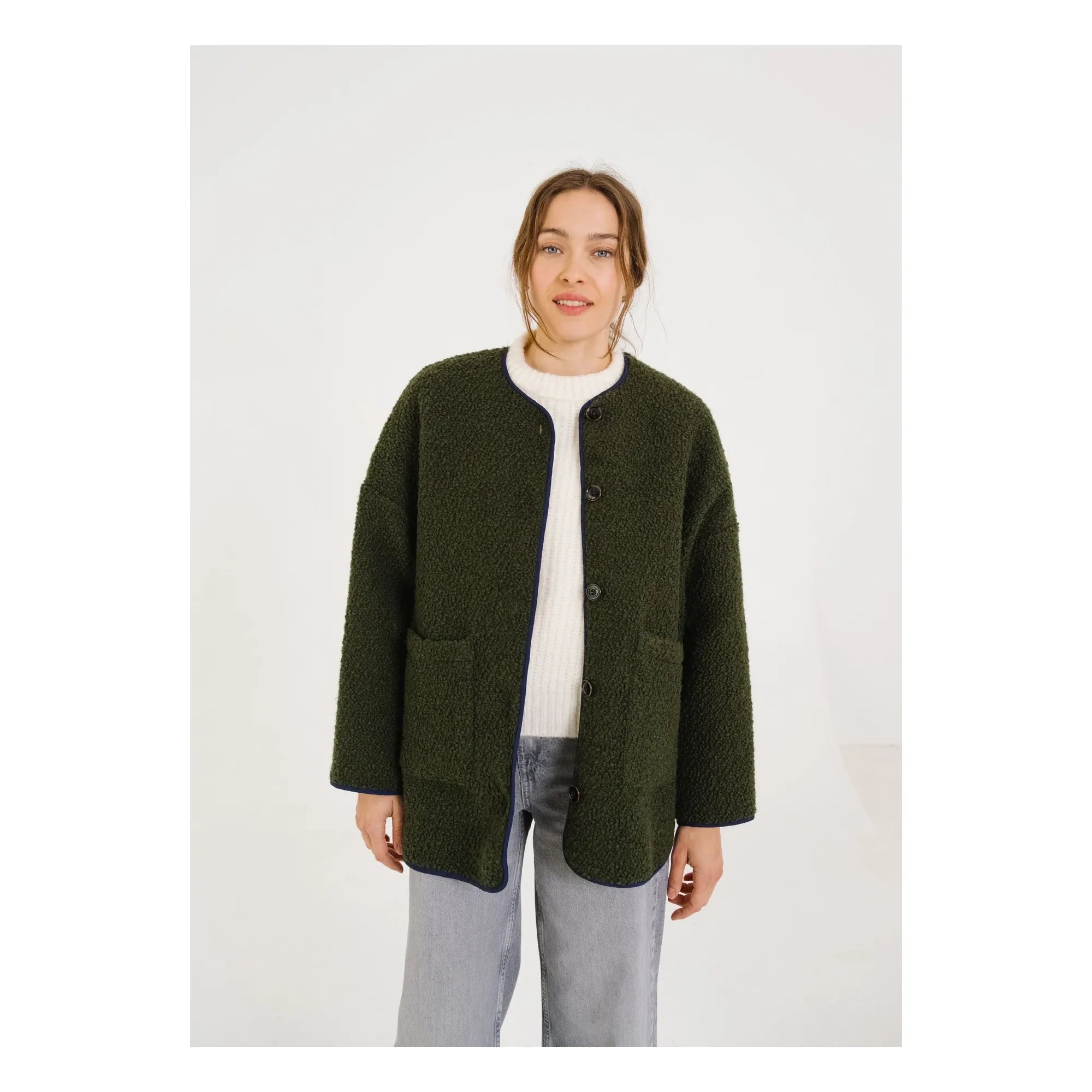Sacrécoeur - Bari Greenlake Pure Wool Jacket | Green