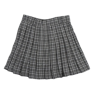 the new society - Martina etek Organic cotton check | Dark gray