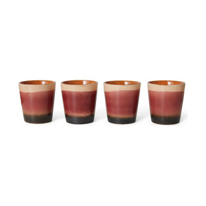 HKliving - Stone Ceramic Mug | Brick Red