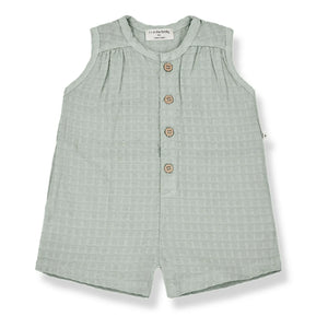 1+ in the Family - Larissa Short Romper | Light Green