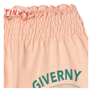 Tinycottons - Giverny Organic Cotton Ruffle Shorts | Light Pink