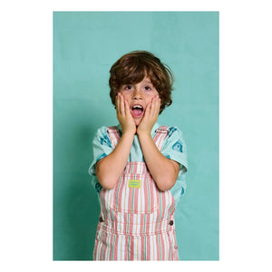 Favorite People - Lasagna Striped Short Jumpsuit | Pink