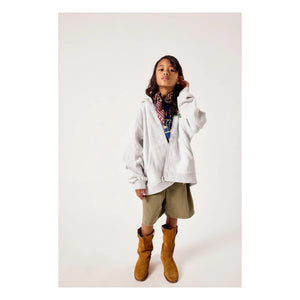 American Vintage - Baptown Fermuarlı Sweatshirt | Gri melanj