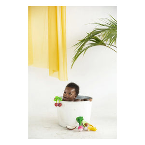 Oli & Carol - Ramona Carrot Teething Ring | Pink