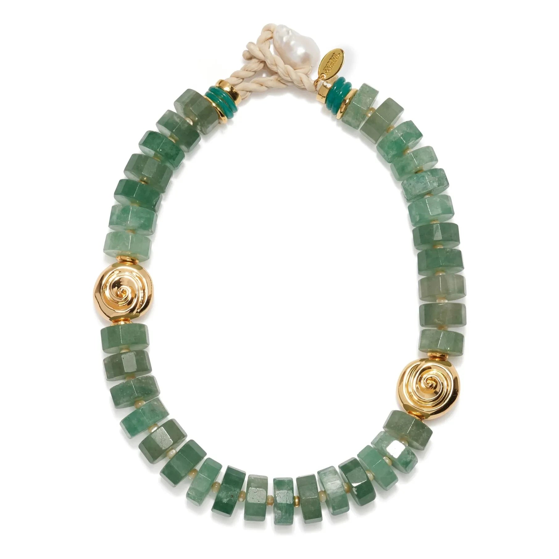 Lizzie Fortunato - Nautilus Necklace | Green
