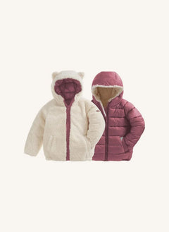 Töastie - Double-Sided Fleece Jacket | Pink