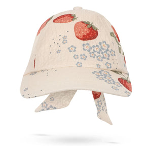 Konges Sløjd - Ava Strawberry Organic Cotton Hat | Beige