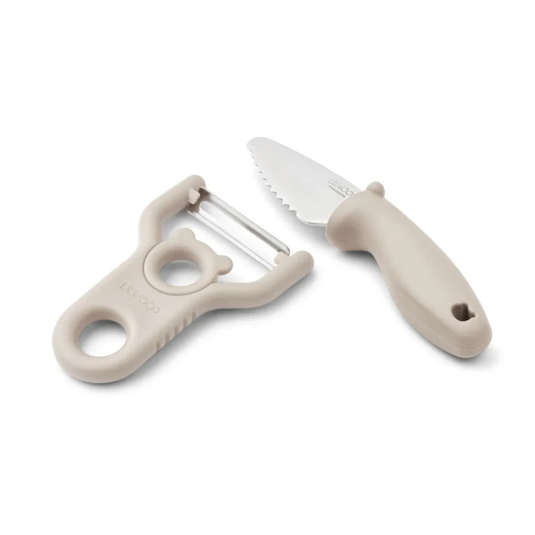 Liewood - Pertense Vegetable Peeler and Knife Set | Sandy