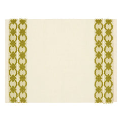 House of Capricorn - Isabel embroidered placemat | Green