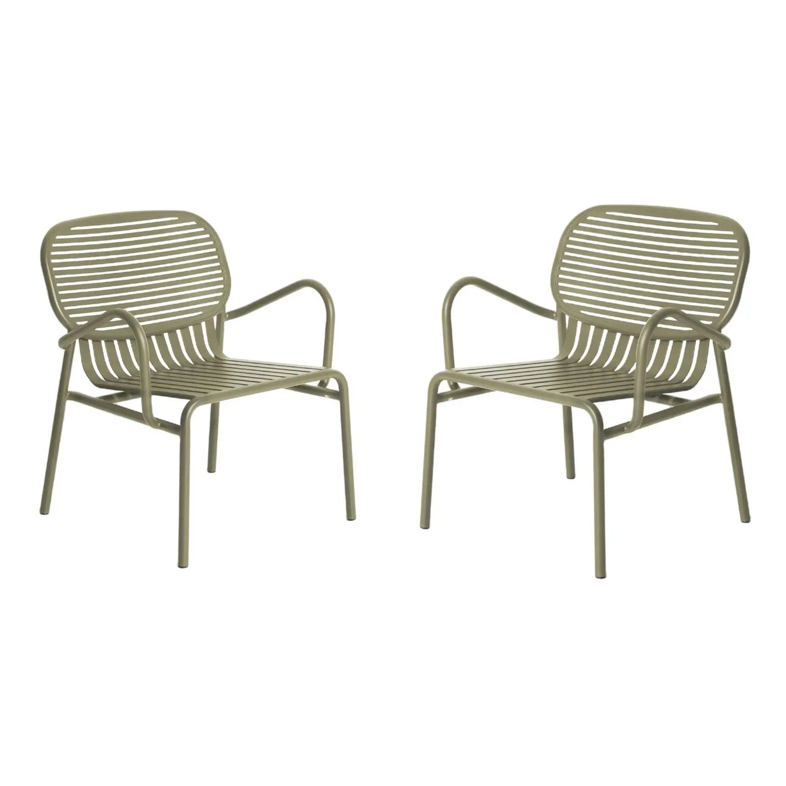 Petite Friture - Weekend Lounge Chairs - 2-piece Set | Jade Green