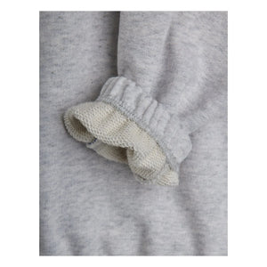 Mini Rodini - Siamese Organic Cotton Sweatshirt | Gray Mélange