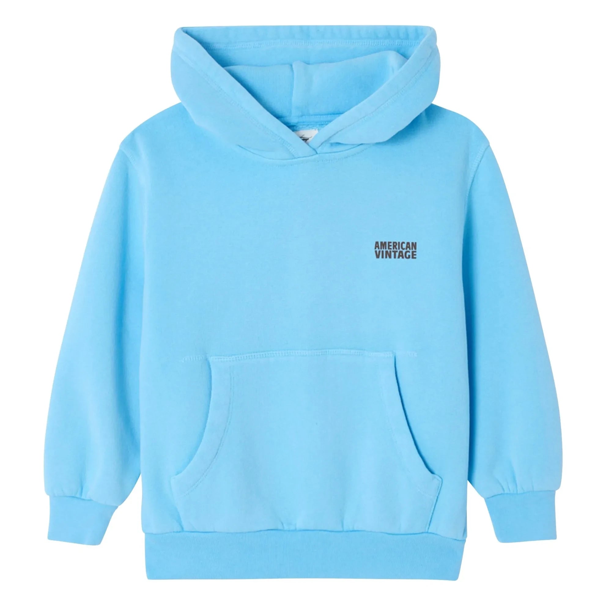 American Vintage - Izubird Hooded Sweatshirt | Light blue