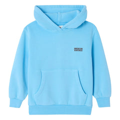 American Vintage - Izubird Hooded Sweatshirt | Light blue
