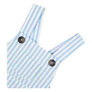Tartine et Chocolat - Striped Romper | Light Blue