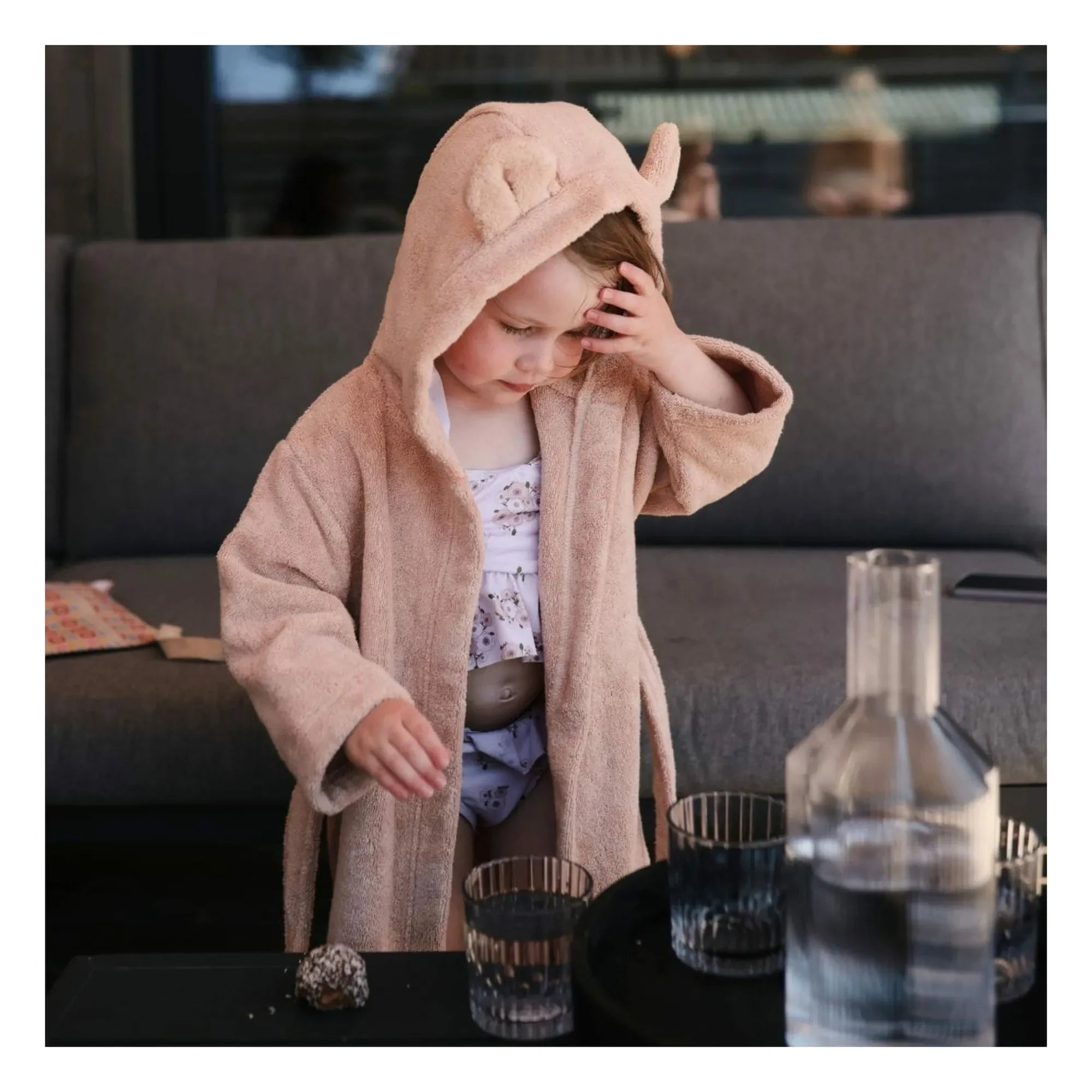 Mushie - Bathrobe | Powder Pink