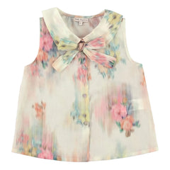 Bebe Organic - Top Nœud Paris Aquarelle | Ekru