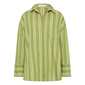 Faithfull the Brand - Clemente Striped Shirt | Green