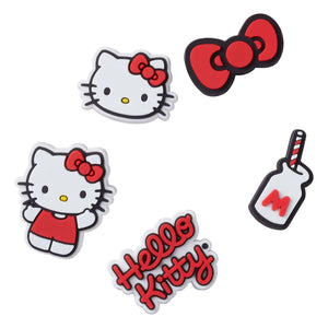 Crocs - 5'li Hello Kitty Jibbitz Seti | Kırmızı