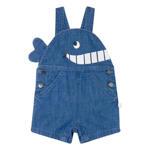 Stella McCartney Kids - Denim Whale Romper | Blue