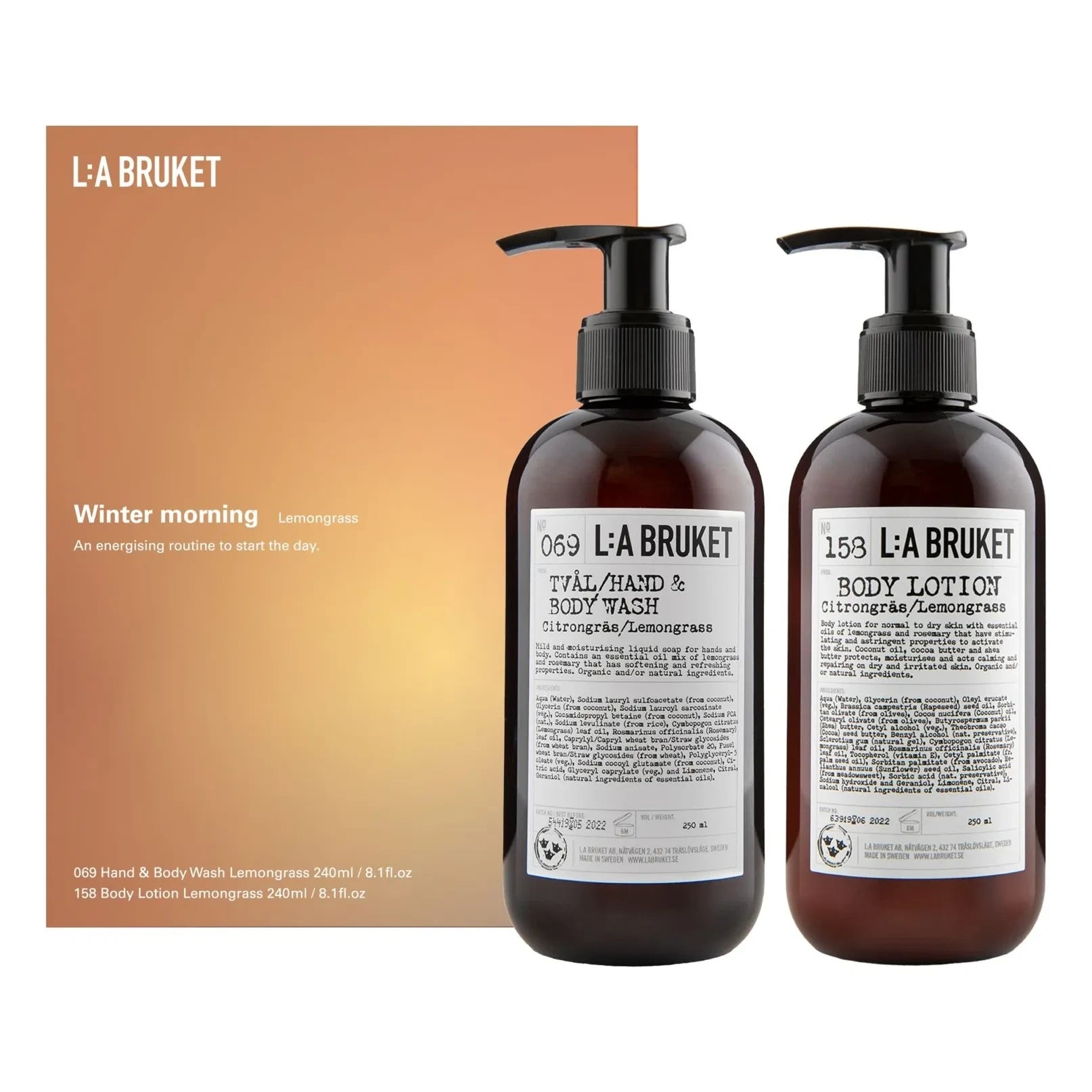 L:A BRUKET - Winter Morning Body Set