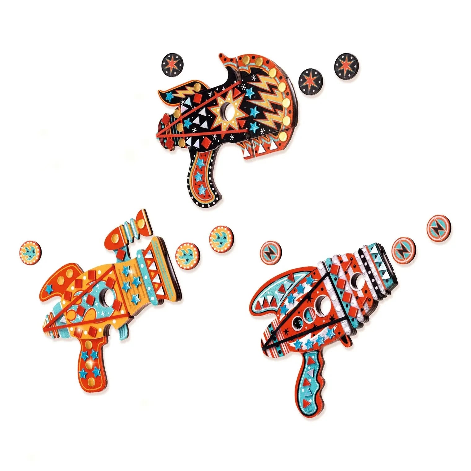 Djeco - DIY Decorating Kit - Cosmic Launchers
